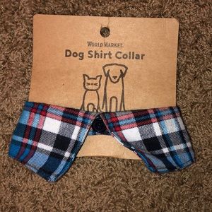 Plaid Dog Shirt Collar